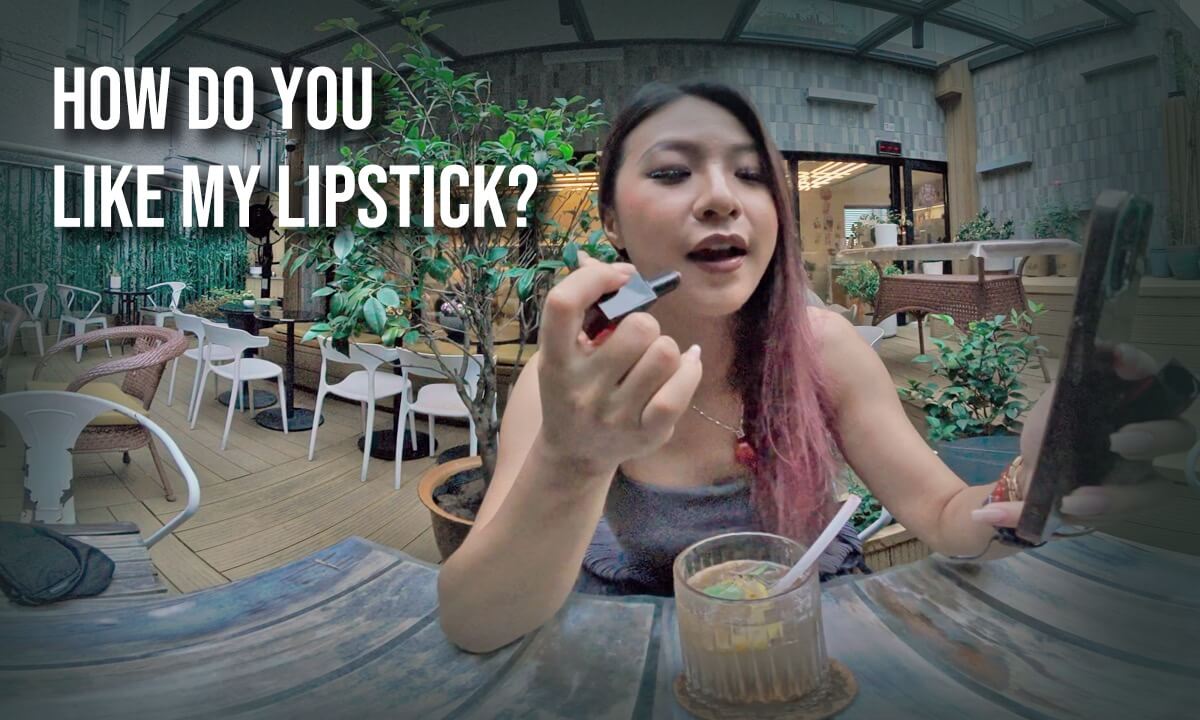 Do you like my lipstick? I just bought it yesterday.-Immersive Girlfriend Series