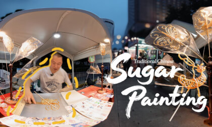 Street Traditional Sugar Painting Vendor Interview Street Traditional Sugar Painting Vendor Interview