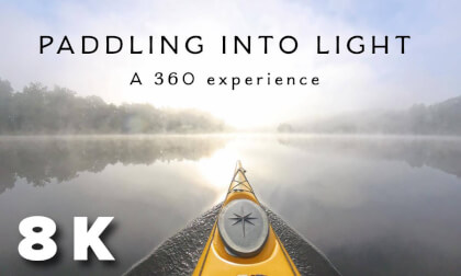 Paddling into Light - A 360 Kayak Journey through Mist and Magic Paddling into Light - A 360 Kayak Journey through Mist and Magic