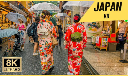 Japan travel with family VR Video Japan travel with family VR