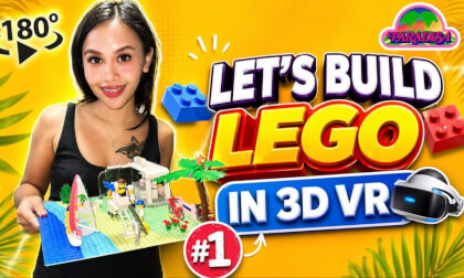 Found for $10 Vintage LEGO 😱 Paradisa 6411 Rebuild in VR180 8K #lego #vintage #nostalgia #3d PART 1