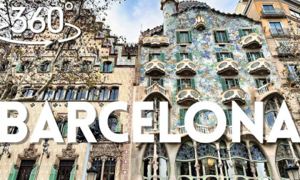 Barcelona, Spain in 360° |  VR City Tour Barcelona, Spain in 360° |  VR City Tour