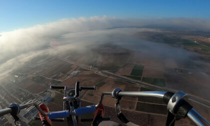Amanece con niebla en Pinoso. Amanece con niebla en Pinoso.