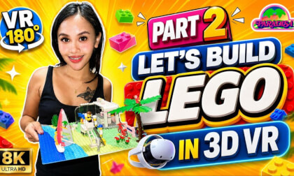 LEGO Paradisa 6411 — Part 2 | VR180 3D 8K (Oddly Satisfying Build & Mini Tour)