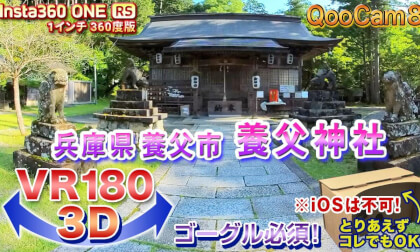 [VR180 3D] Yabu Shrine, Yabu City, Hyogo Prefecture