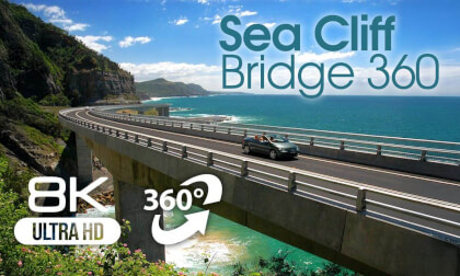 Sea Cliff Bridge 8K VR: Walking High Above the Tasman Sea - Insta360 X4 8K 360° VR Video Sea Cliff Bridge 8K VR: Walking High Above the Tasman Sea - Insta360 X4 8K 360° VR