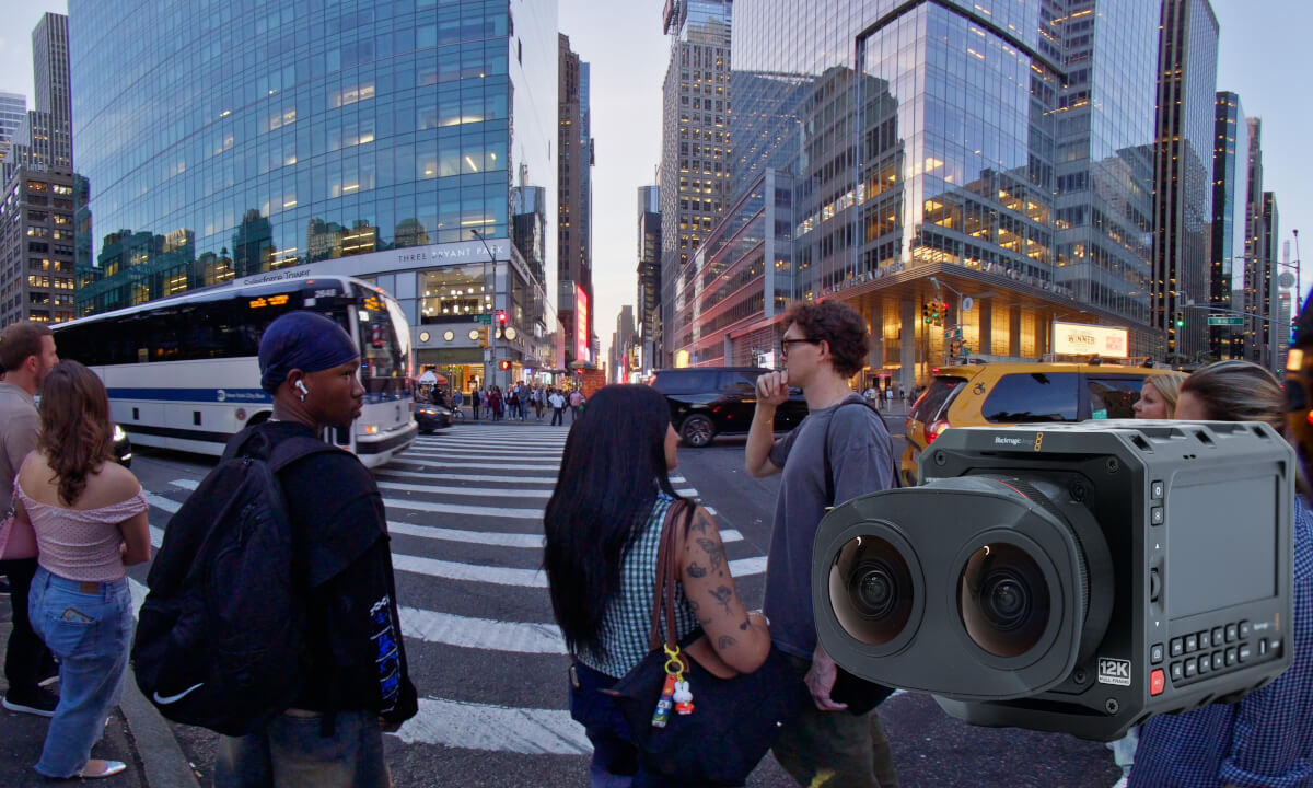 6PM NYC Crossroad | Pyxis 12K + Canon Dualfisheye +DJI RS4 mini Sample Footage