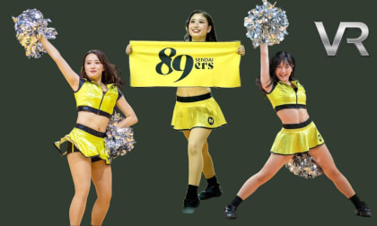 【VR180】Sendai 89ers Cheerleader VR Video 【VR180】Sendai 89ers Cheerleader VR