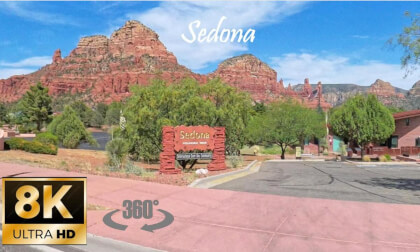 Driving into Sedona on a Ninja 1000.  8K 360 Degree video. VR Video Driving into Sedona on a Ninja 1000.  8K 360 Degree video. VR