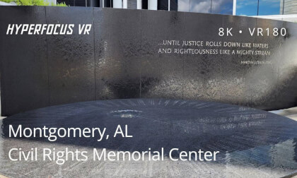 Montgomery, Alabama Contrasts of Power & Courage: Civil Rights Memorial Center (8K VR180)