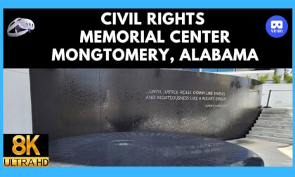 Montgomery, Alabama Contrasts of Power & Courage: Civil Rights Memorial Center (8K VR180) Montgomery, Alabama Contrasts of Power & Courage: Civil Rights Memorial Center (8K VR180)