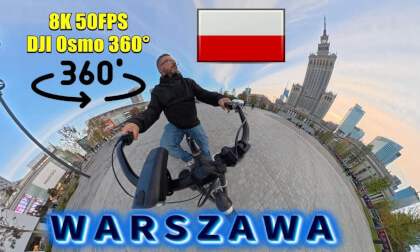 Warsaw City Center Bike Ride in 8K VR 360° 50fps| DJI Osmo | October 2025 Warsaw City Center Bike Ride in 8K VR 360° 50fps| DJI Osmo | October 2025