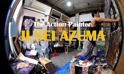 VR180  Jusei-Azuma The Action Painter of Japan VR Video VR180  Jusei-Azuma The Action Painter of Japan VR