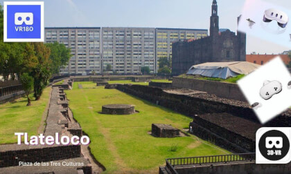VR180 Plaza de las 3 Culturas Tlatelolco (Aztec Ruins)Mexico VR180 Plaza de las 3 Culturas Tlatelolco (Aztec Ruins)Mexico