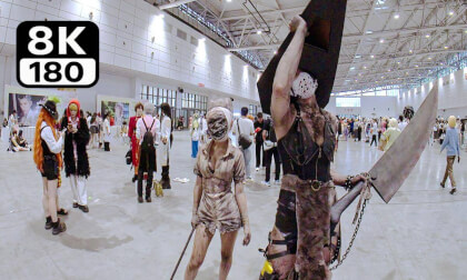 It's a comic con, not Silent Hill. It's a comic con, not Silent Hill.