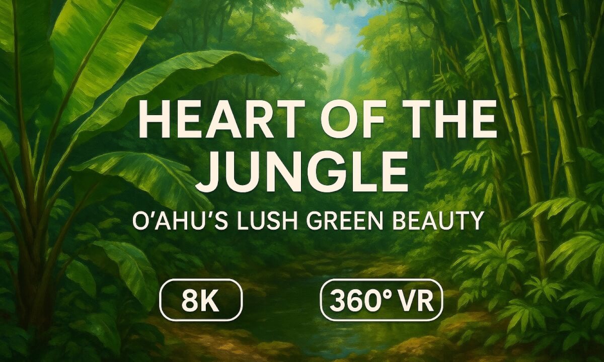 Heart of the Jungle | Oʻahu’s Lush Green Beauty (8K 360° VR)