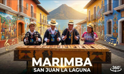 Traditional Marimba Music in San Juan La Laguna | 8K 360° VR Cultural Experience
