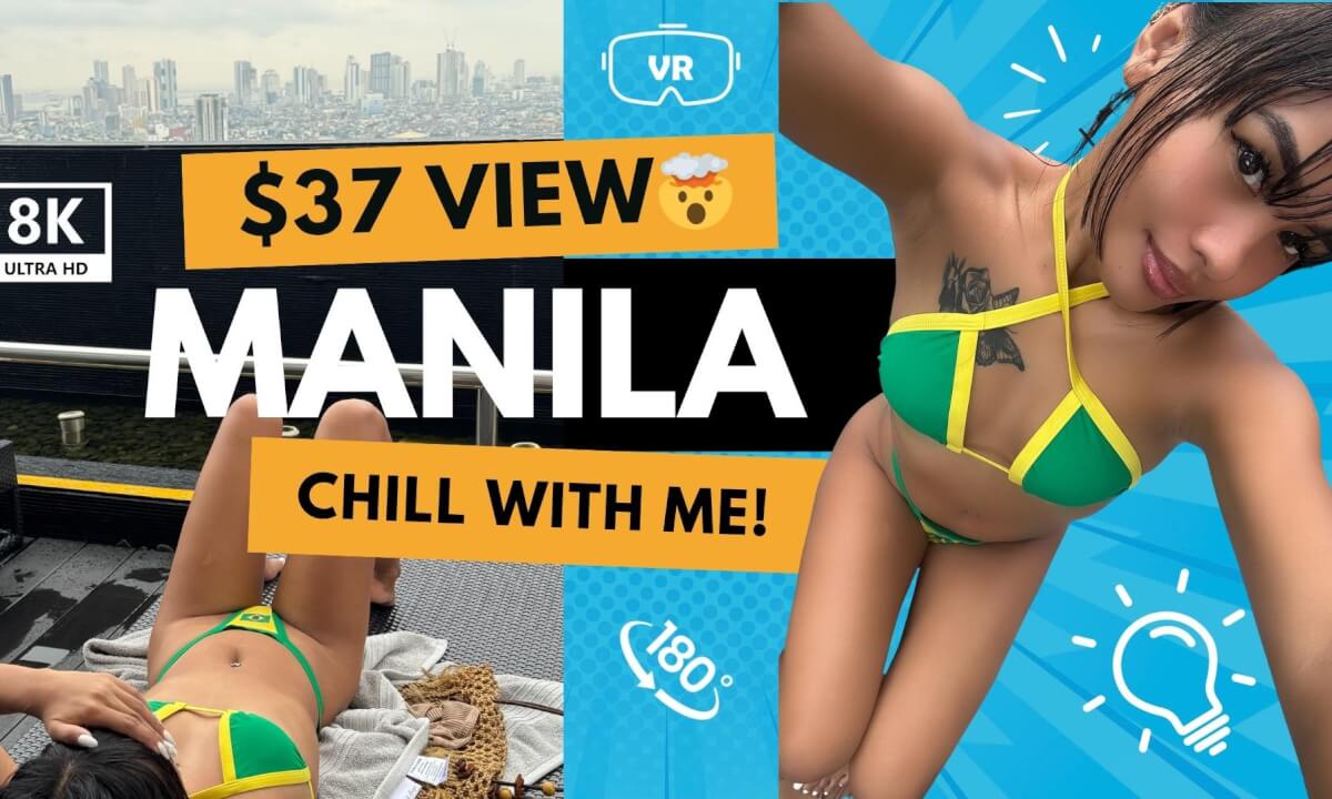 I Paid $37 for THIS 36th-Floor View 🤯 | Gramercy Skypark, Manila Airbnb in VR180