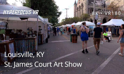 Victorian Mansions & Art on a Sunday Morning: The Saint James Court Art Show Immersion 8K VR180
