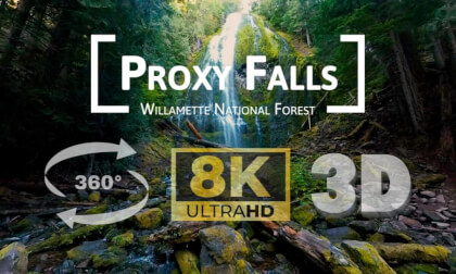 Proxy Falls, Oregon | 8K 3D 360° VR Experience | Fall Colors & Columnar Basalt Proxy Falls, Oregon | 8K 3D 360° VR Experience | Fall Colors & Columnar Basalt
