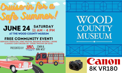 Cruise-In for a Safe Summer event at Wood County Museum 2023 Canon 8K60 VR180 VR Video Cruise-In for a Safe Summer event at Wood County Museum 2023 Canon 8K60 VR180 VR