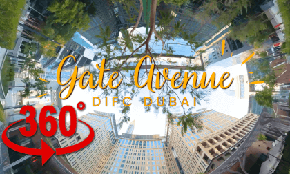 Go for a Stroll Through an Unbelievable Place! 360 Video in Gate Avenue at DIFC Dubai