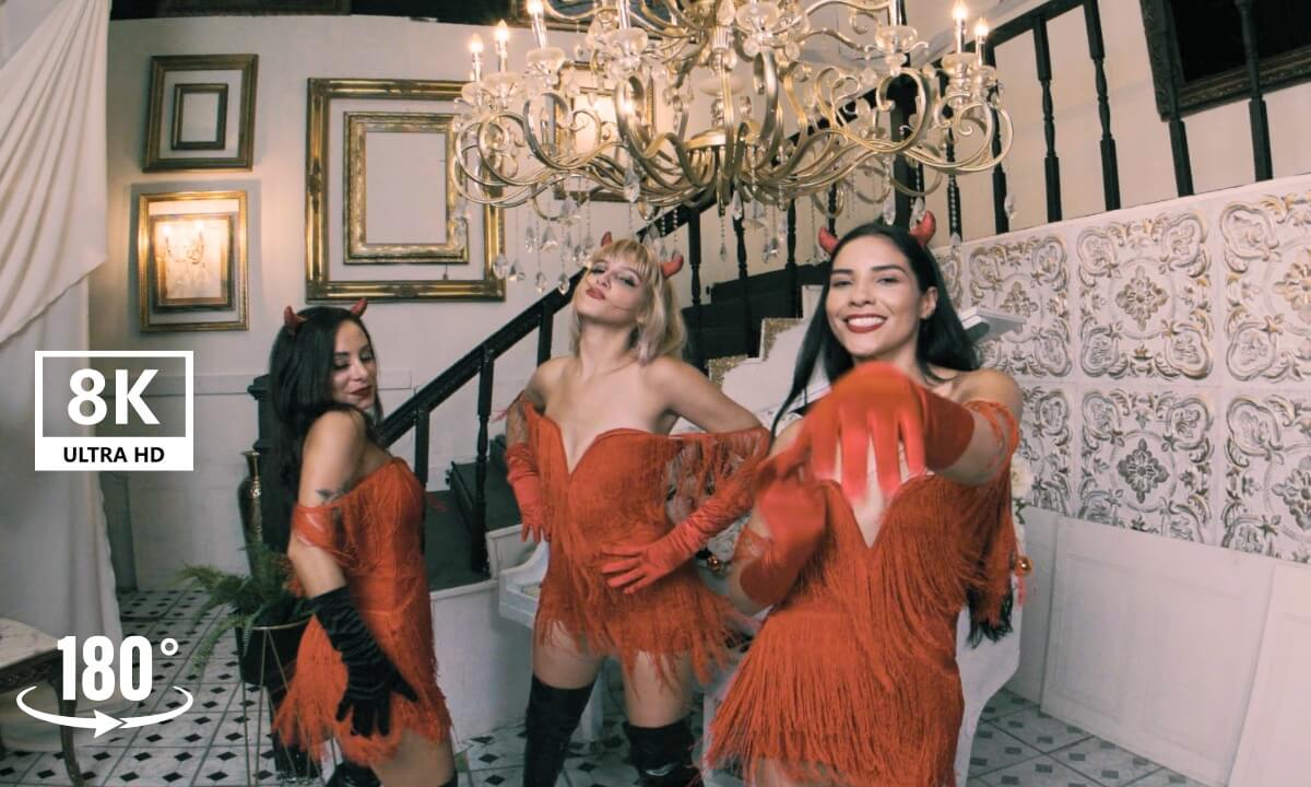 Halloween Dance Party in 180° VR | Spooky Season Vibes in Miami