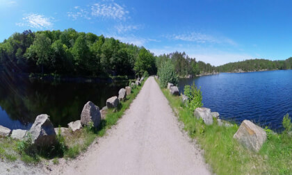 Gamle Mandalsvei (Old Mandal Road) -Kristiansand-Qoocam 8k 360  #cycling #norway Gamle Mandalsvei (Old Mandal Road) -Kristiansand-Qoocam 8k 360  #cycling #norway