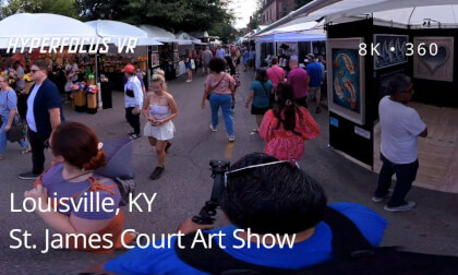 Louisville's Art Show in 360: Immersive Walk Through St. James Court 8K 360