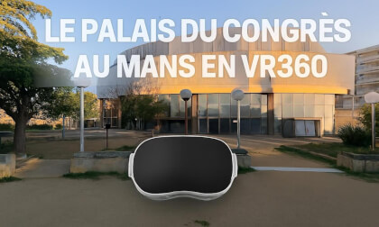 2025 - VR360 2D - 8K 50 Ips -LE MANS Le palais des congrés La terrasse du parking 2025 - VR360 2D - 8K 50 Ips -LE MANS Le palais des congrés La terrasse du parking