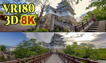 Sunomata-Ichiyajo-Castle surrounded by fresh greenery