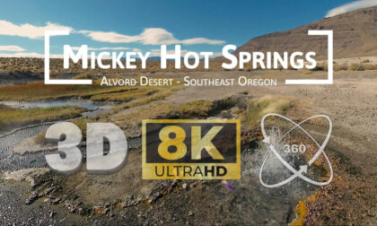 Mickey Hot Springs in 8K 3D 360° | Oregon’s Hidden Geothermal Wonderland (VR Experience) Mickey Hot Springs in 8K 3D 360° | Oregon’s Hidden Geothermal Wonderland (VR Experience)