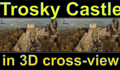 Trosky Castle Liberec, Czech Republic in 3D video _by angel's eyes - iXYt_ side-by-side cross-view