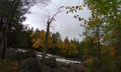 Second View of the Rapids Buttermilk Falls, Blue Mtn, NY 8K 180VR Second View of the Rapids Buttermilk Falls, Blue Mtn, NY 8K 180VR