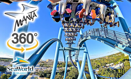 VR 360 Manta Roller Coaster On Ride POV SeaWorld Orlando 2025 10 12 VR 360 Manta Roller Coaster On Ride POV SeaWorld Orlando 2025 10 12