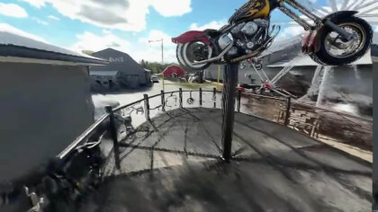 Harley platform  fly through Harley platform  fly through