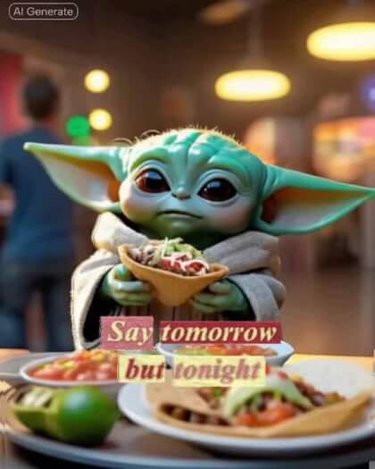 Singing baby yoda 3D AI VR Video Singing baby yoda 3D AI VR