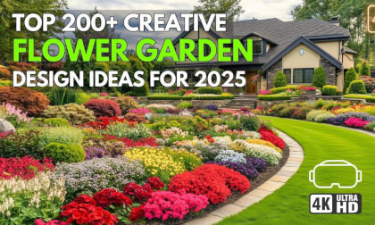 Stunning Flower Bed Design Ideas in 4K VR | Practical and Creative Designs for Every Yard Stunning Flower Bed Design Ideas in 4K VR | Practical and Creative Designs for Every Yard