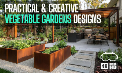 Creative and Practical Vegetable Garden Ideas in 4K VR | Smart and Stylish Garden Designs Creative and Practical Vegetable Garden Ideas in 4K VR | Smart and Stylish Garden Designs