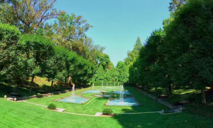 Italian Water Garden Longwood Gardens 180VR 8K Italian Water Garden Longwood Gardens 180VR 8K