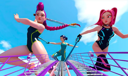 KPop Demon Hunters Roller Coaster KPop Demon Hunters Roller Coaster