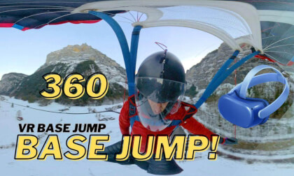 The Craziest 360Β° BASE Jump in Switzerland! The Craziest 360Β° BASE Jump in Switzerland!