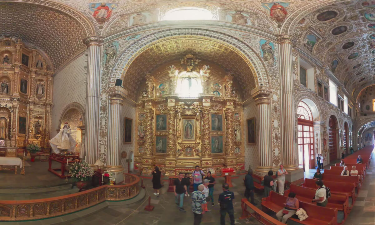 Interior del Templo de Santo Domingo, Oaxaca - VR