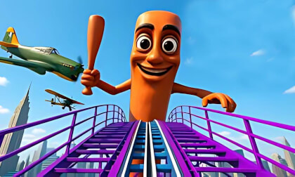 Roller Coaster: Tung Tung Tung Sahur Ride Experience! Roller Coaster: Tung Tung Tung Sahur Ride Experience!
