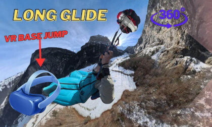 First-Person View From a 2100 foot Cliff | VR BASE Jump First-Person View From a 2100 foot Cliff | VR BASE Jump