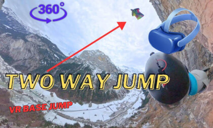 360° VR BASE Jump From a 2100ft Cliff | Switzerland VR Video 360° VR BASE Jump From a 2100ft Cliff | Switzerland VR