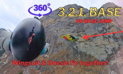 Leap with me From 2100 Feet | BASE Jump 360° POV VR Video Leap with me From 2100 Feet | BASE Jump 360° POV VR