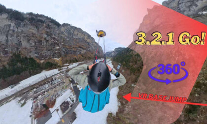 Watch the Full 2100ft Descent — BASE Jump Lauterbrunnen (VR)