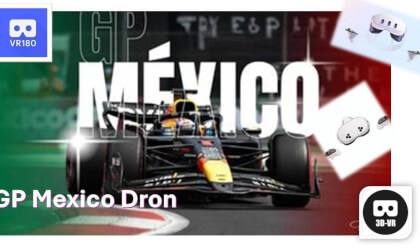 VR180 F1 Mexico 2025 #test #Dron #VR180 #3D #SBS VR180 F1 Mexico 2025 #test #Dron #VR180 #3D #SBS