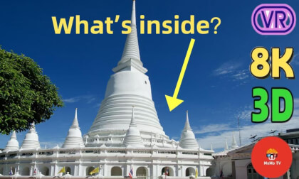 Inside Wat Prayun Bangkok 🇹🇭 | The Temple of Light, Relics & Turtles | 8K VR 180° Experience